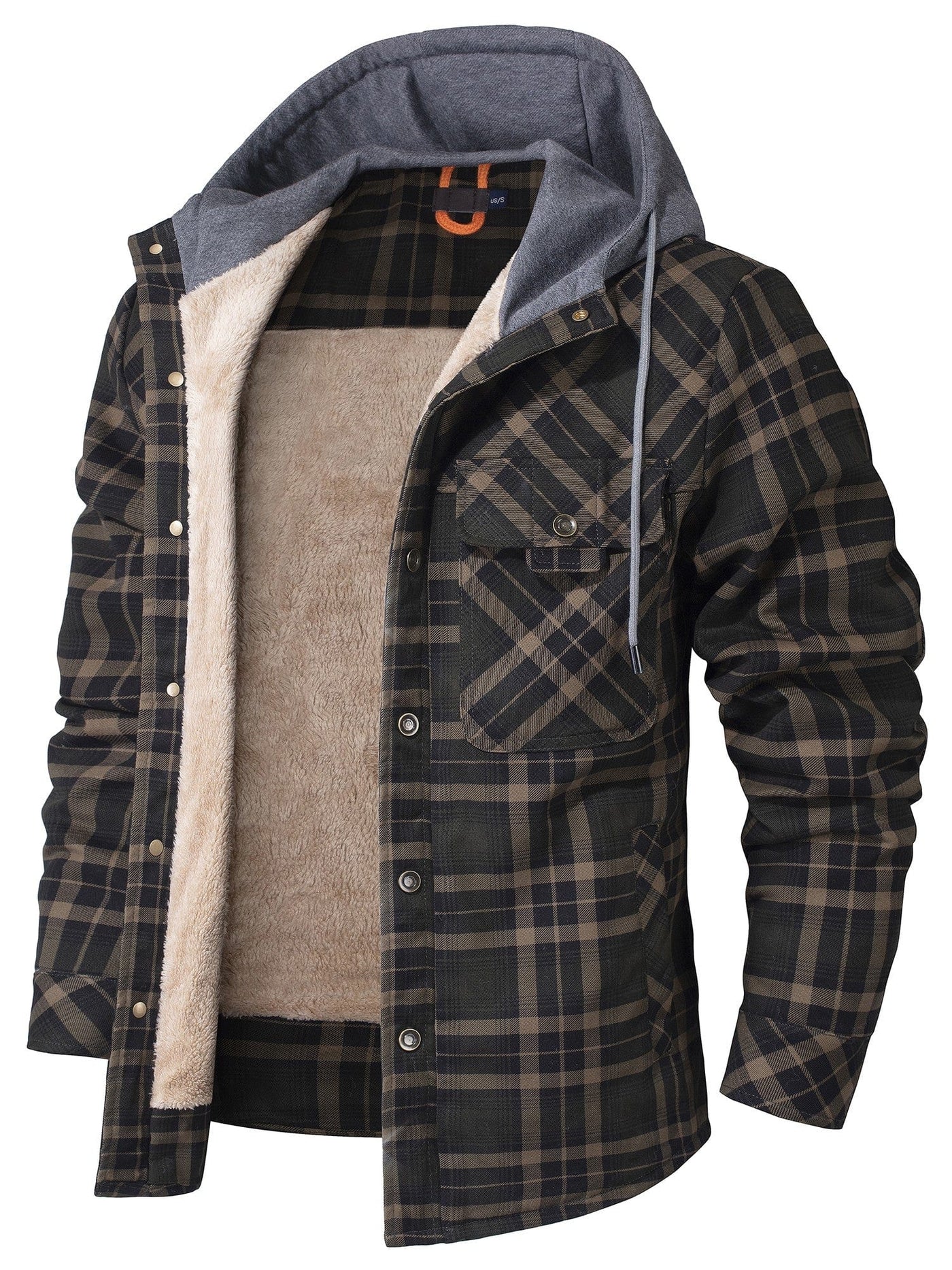 Haiden | Hooded Flannel Jacket