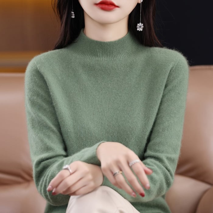 Marianne™ - Långärmad Rundhalsad Mjuk Varm tröja för Damer