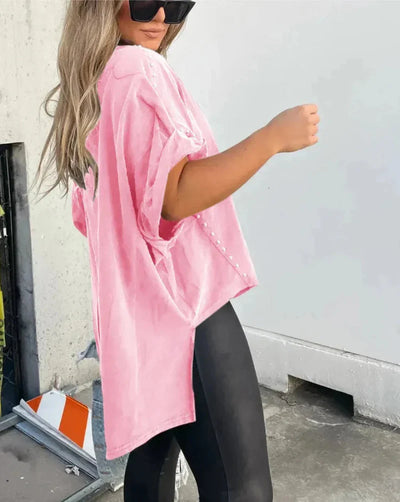 Briella | Studded Oversized Tee