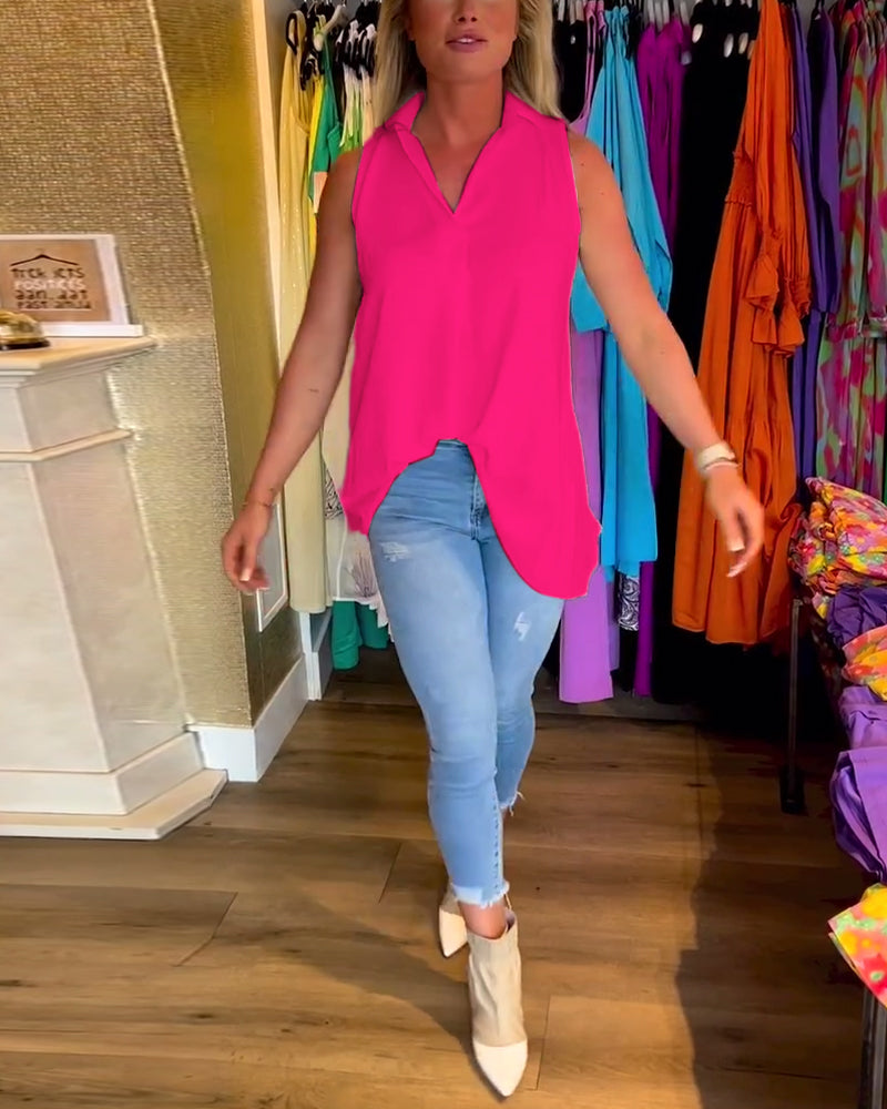 Avni | Chic Sleeveless Blouse