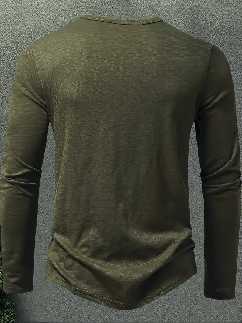 JESPER - LÅNGÄRMAD SKJORTA MED KNAPPSTÄNGNING