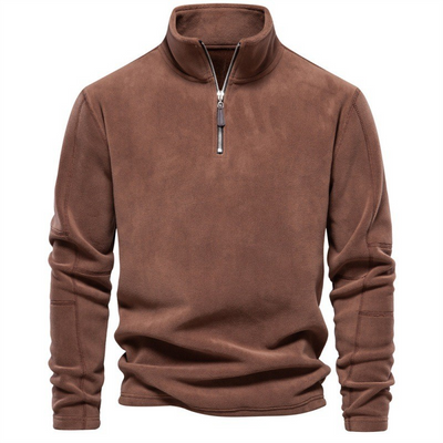 Joshua | Fleece Pullover with Quarter Zipper