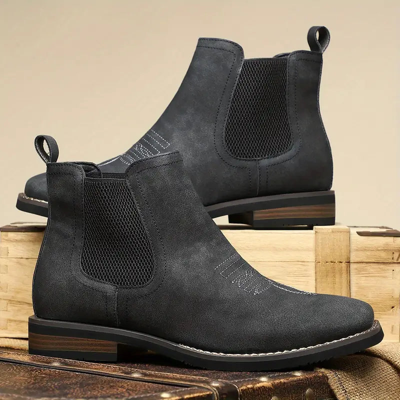 FULK - TIDLÖSA LÄDER CHELSEA BOOTS FÖR HERRAR
