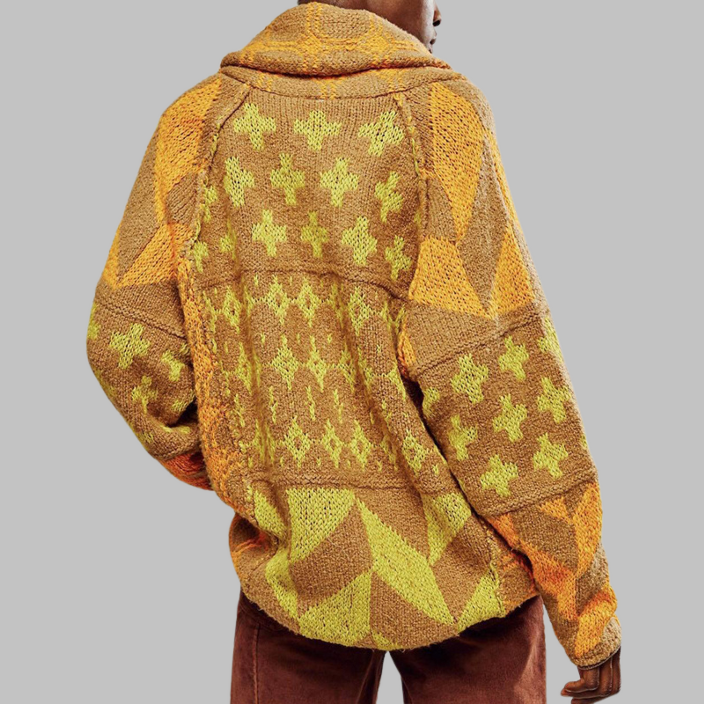 Persephone | Button Down Collar Oversized Cardigan