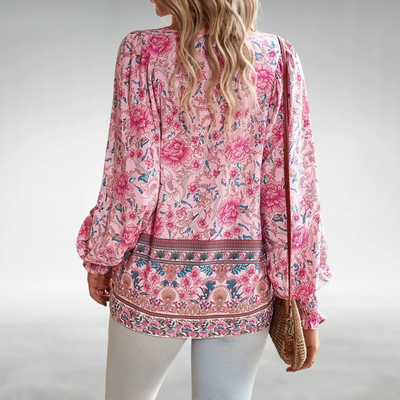 Caisyn | Boho Floral Top