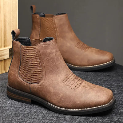 FULK - TIDLÖSA LÄDER CHELSEA BOOTS FÖR HERRAR
