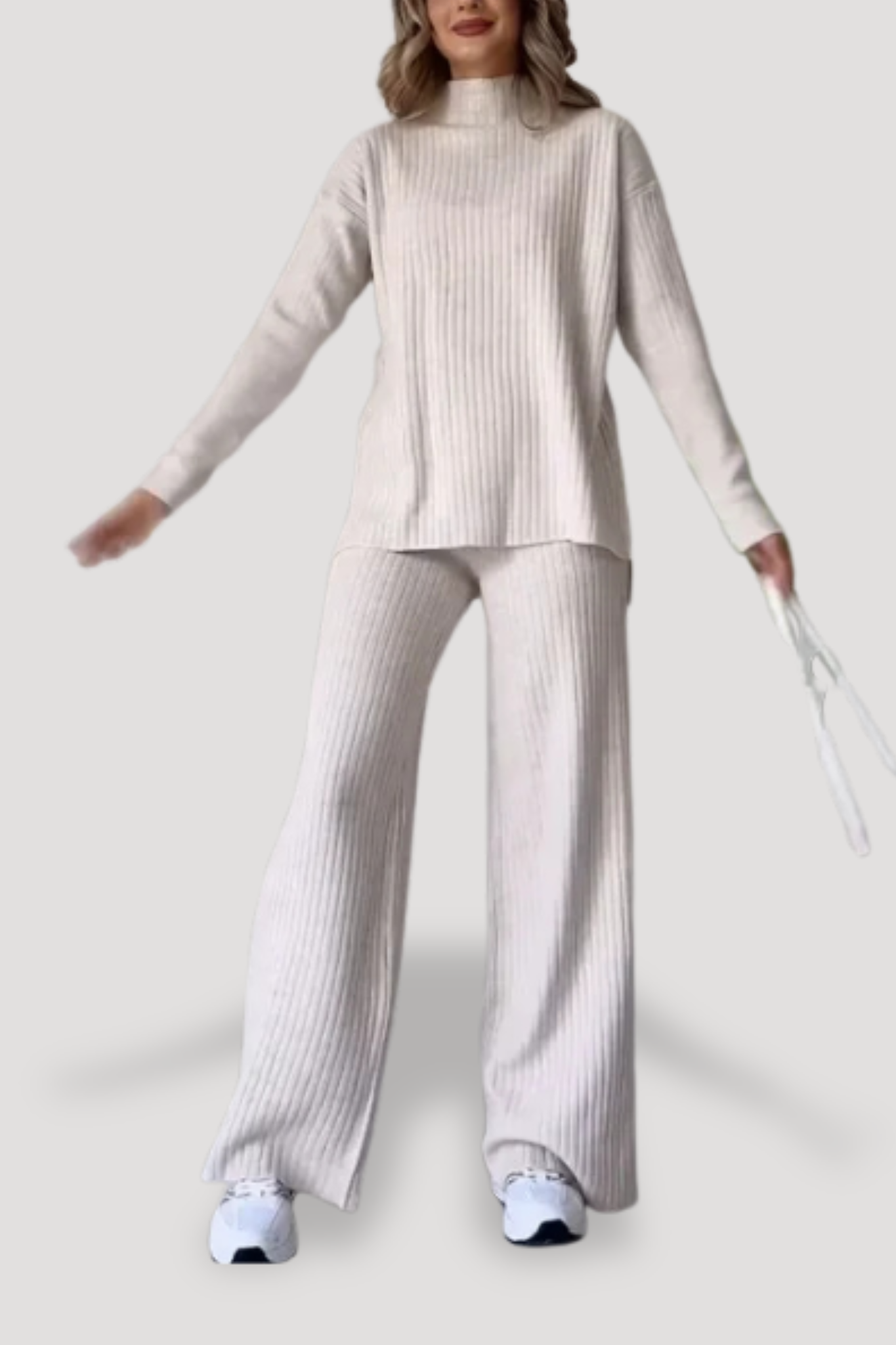 EMBLA - RIBBAD ELEGANT TVÅDELAD KLÄDUPPSÄTTNING