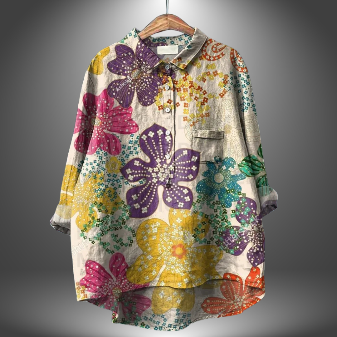 Fiolie | Handcrafted Floral Shirt