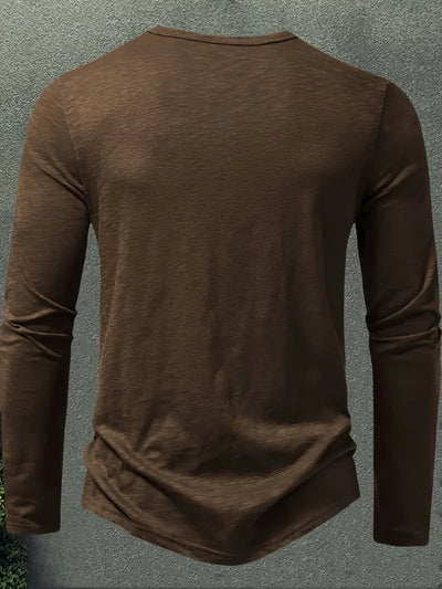 JESPER - LÅNGÄRMAD SKJORTA MED KNAPPSTÄNGNING