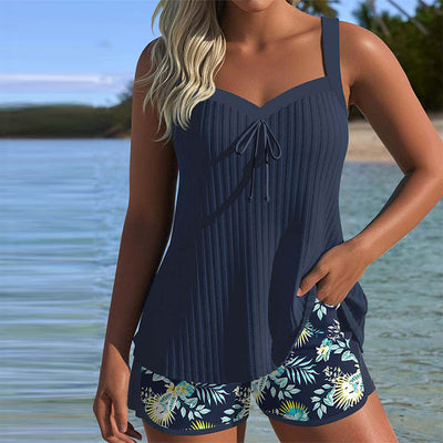 Briseis™ - Blommigt Mönstrat Tankini-set