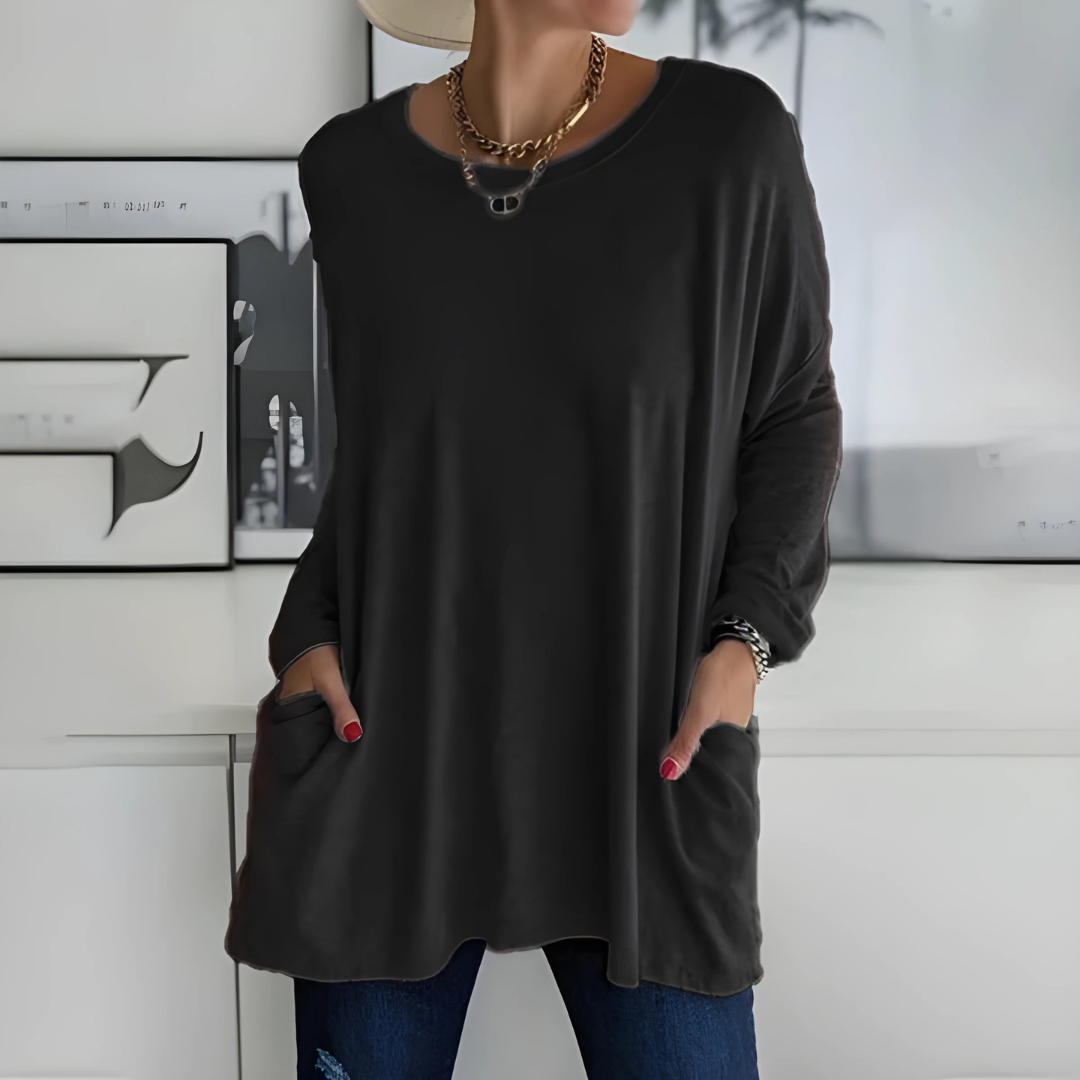 Sistine | Relaxed Long Sleeve Top