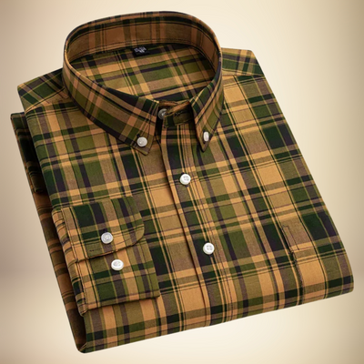 Elias™ – Klassisk Stilren Rutig Herrskjorta