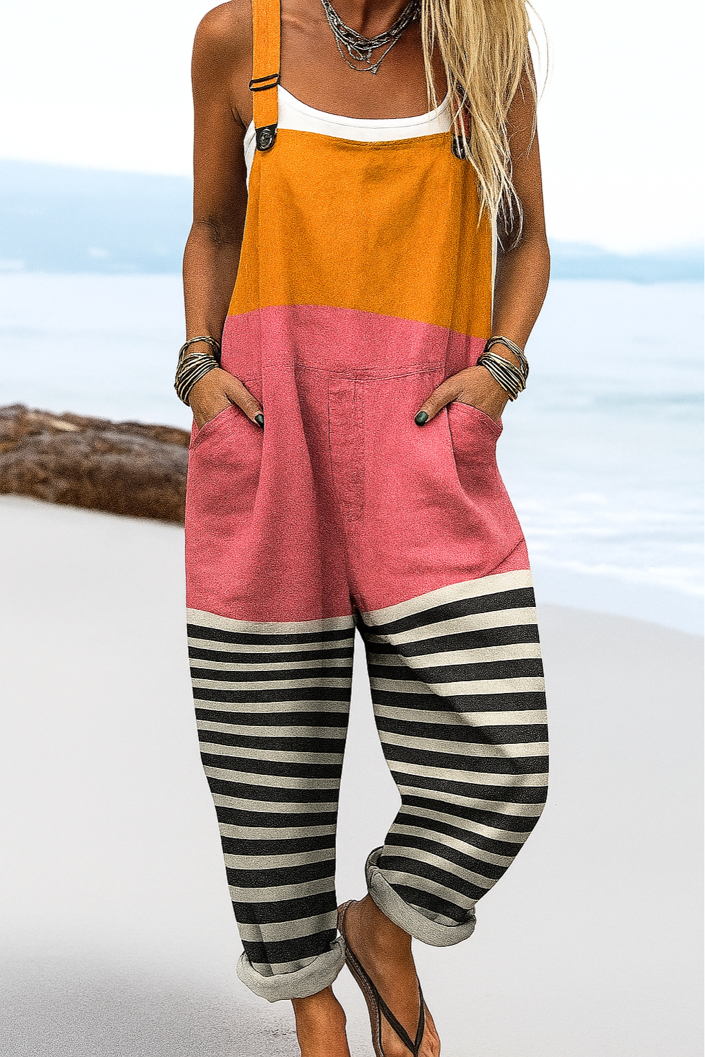 Quinn™ | Konstnärlig hängselbyxa