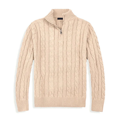 Nicolas | Old Money Half Zip Sweater