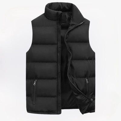 GRY - VINTER VÄST MED DRAGKEDJA