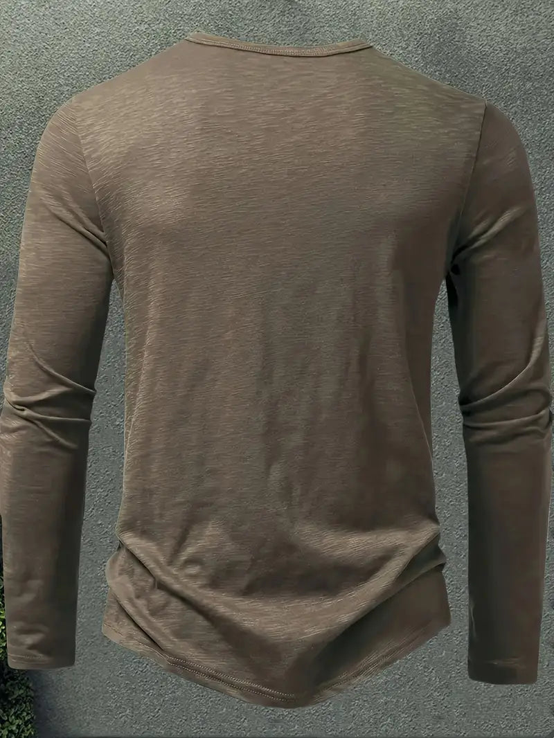 JESPER - LÅNGÄRMAD SKJORTA MED KNAPPSTÄNGNING