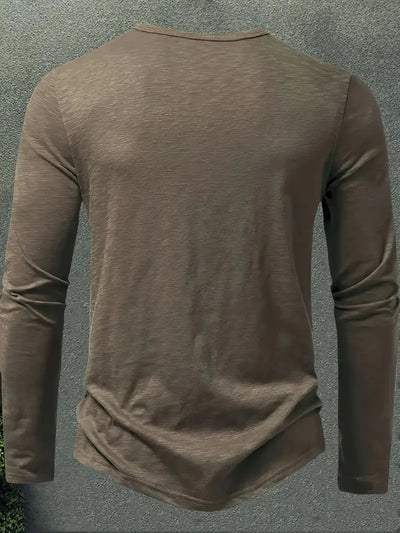 JESPER - LÅNGÄRMAD SKJORTA MED KNAPPSTÄNGNING