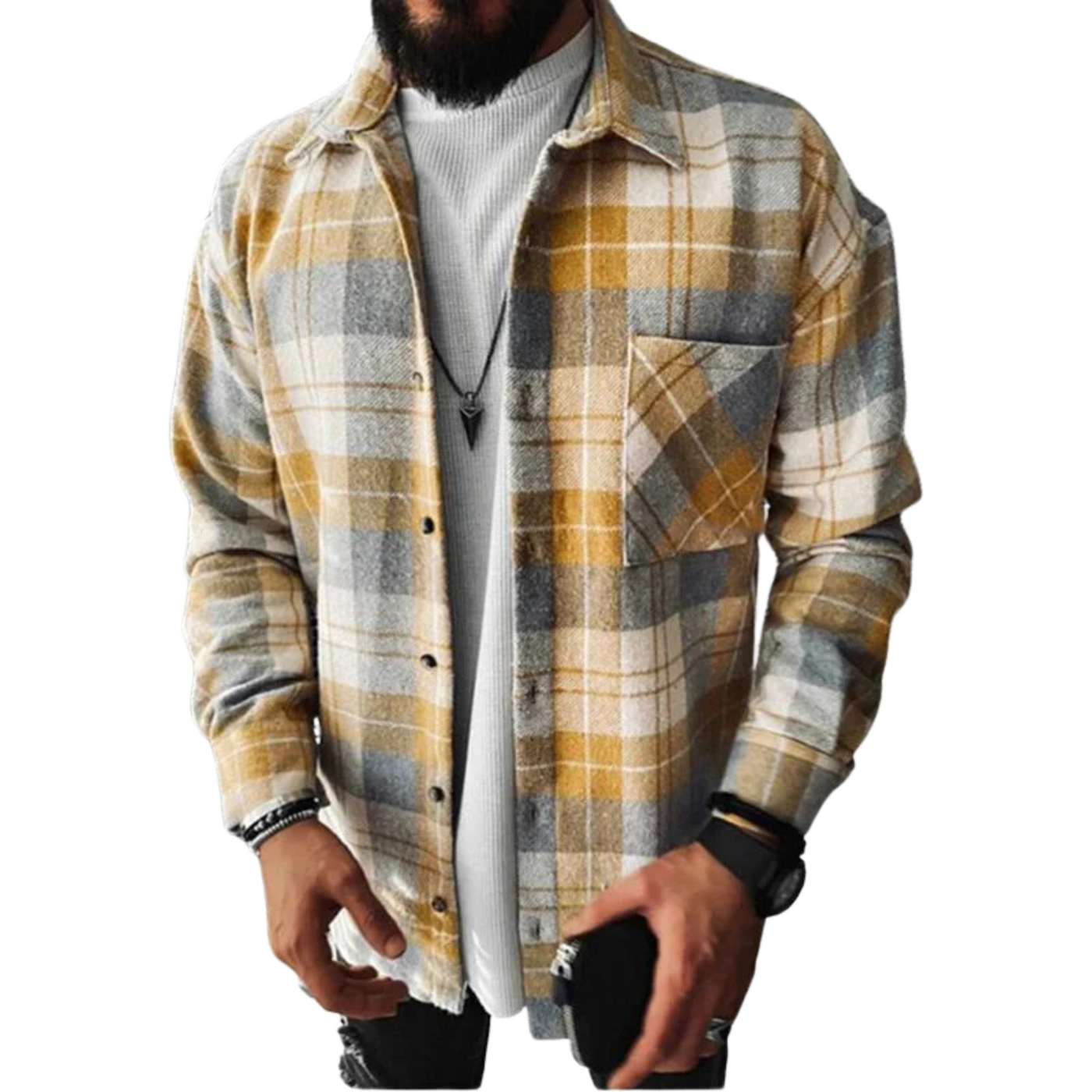 Mathias | Checkered Winter Shirt